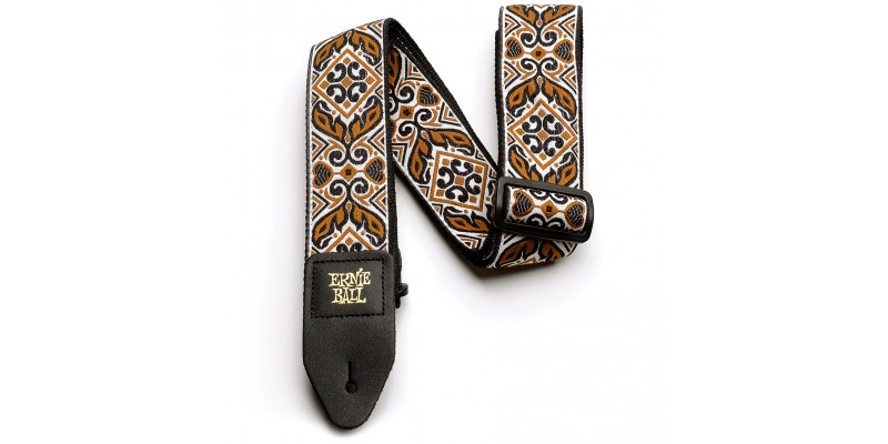 Ernie Ball Jacquard Guitar Strap Tribal Brown