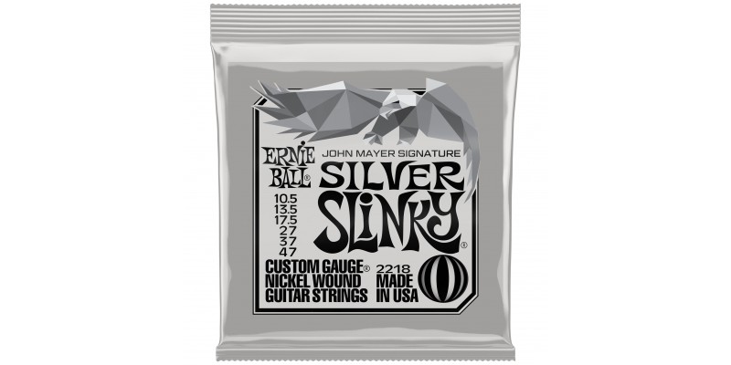 Ernie Ball John Mayer Silver Slinky Signature Electric Guitar Strings