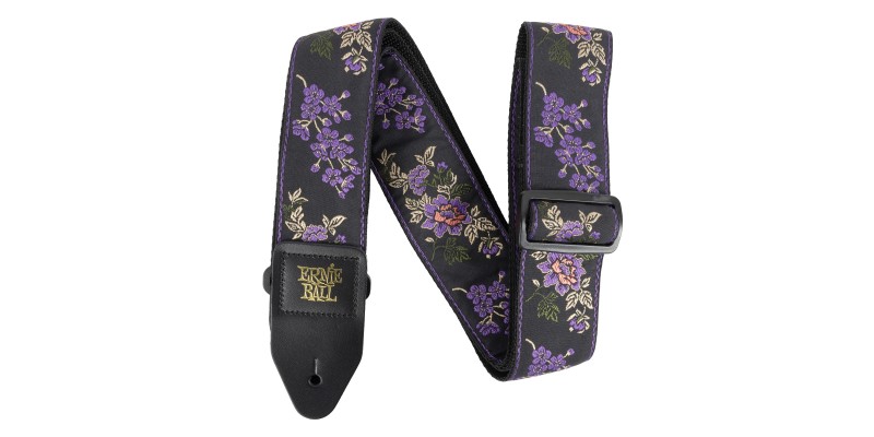 Ernie Ball Jacquard Guitar Strap Lavender Blossom