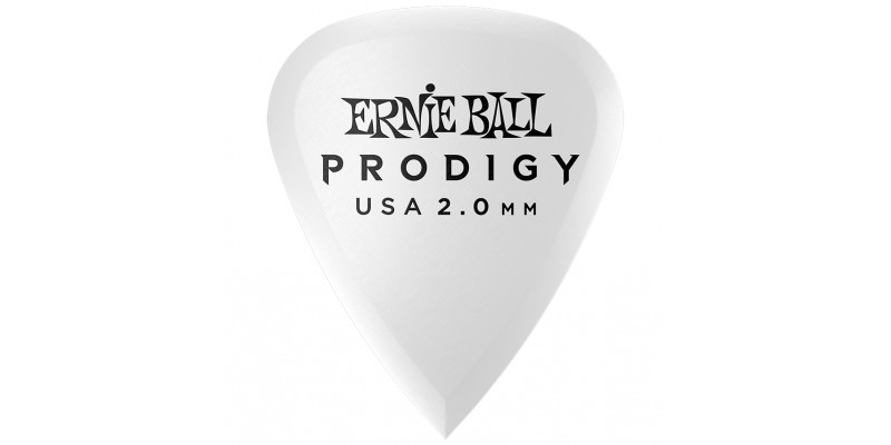 Ernie Ball Standard Prodigy Picks White 2mm Bag of 6 Main