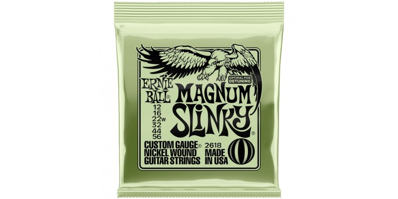 Ernie Ball Magnum Slinky Nickel Wound Electric Guitar Strings 12
