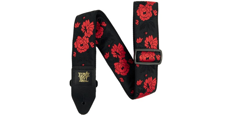 Ernie Ball Jacquard Guitar Strap Tango Rose