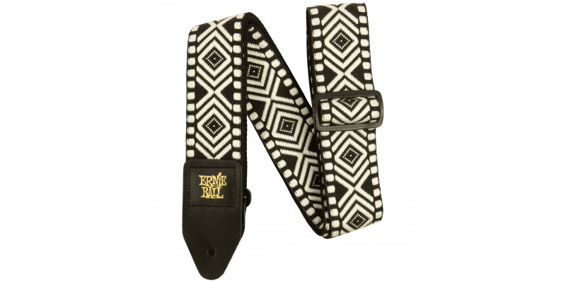 Ernie Ball Jacquard Guitar Strap White Savannah