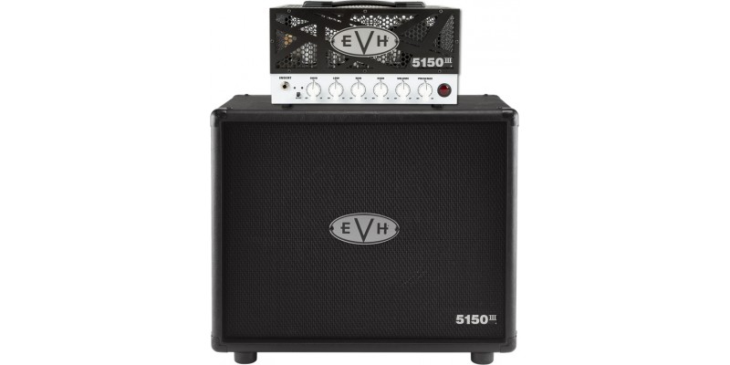 EVH 5150III 15W LBX 1x12 Straight Cab Black White Ex Demo Guitar