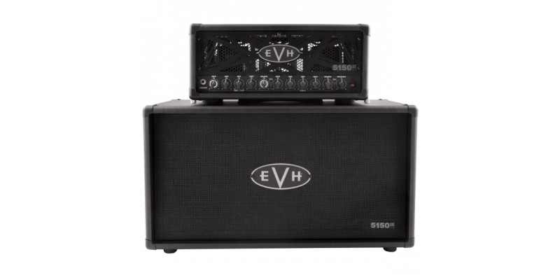 EVH 5150III 50S 6L6 Head With 212ST Cab Half Stack Pack Front