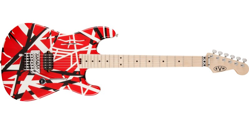 選ぶなら EVH Striped Series Red with Black Stripes - Merchant City ギター