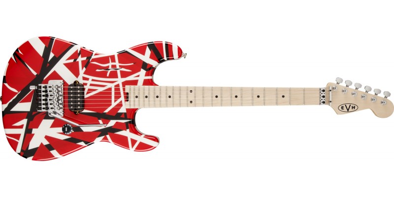 City　Striped　Black　Music　Stripes　with　EVH　Red　Series　Merchant