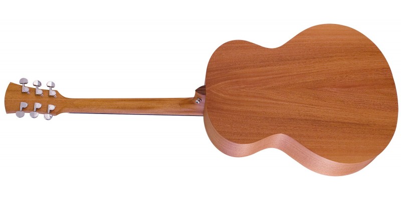 Faith FKN Naked Neptune Baby Jumbo Acoustic Guitar With Gig Bag Guitar