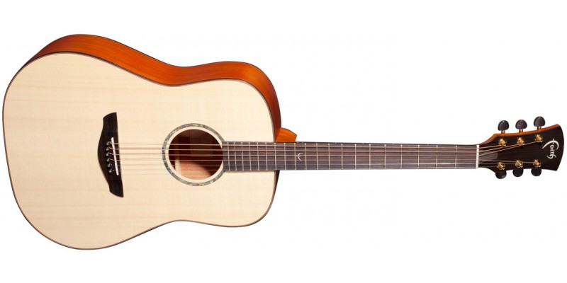 Faith FS Saturn Dreadnought Acoustic Guitar with Hard Case