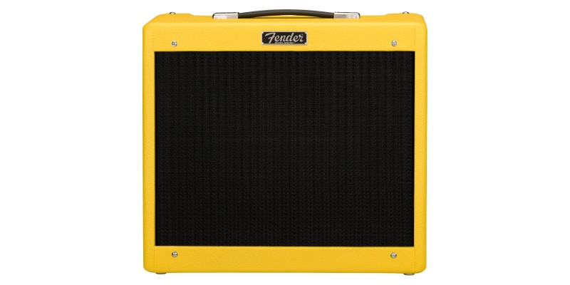 Fender-Blues-Junior-Yellow-And-Black-Swamp-Thang-Front