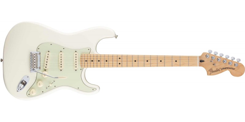 Fender Deluxe Roadhouse Strat Olympic White Maple