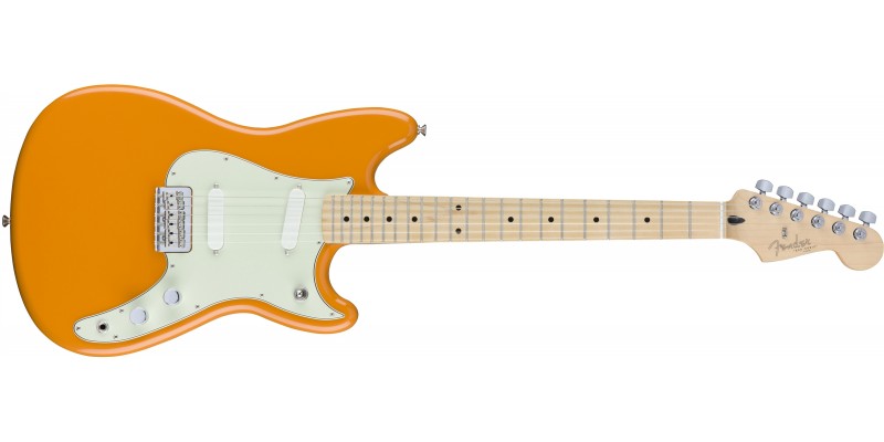 Fender Duo-Sonic Capri Orange Offset Guitar