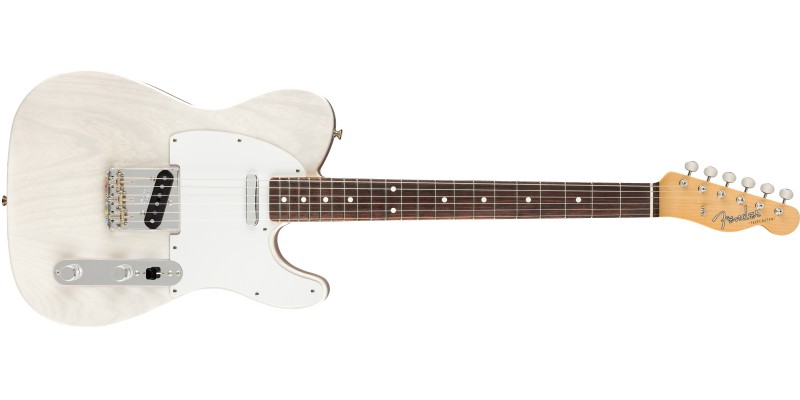 Fender Jimmy Page Mirror Telecaster White Blonde Front Without Mirrors