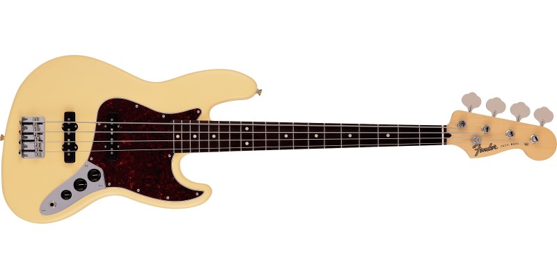 Fender Made in Japan Junior Collection Jazz Bass Satin Vintage White