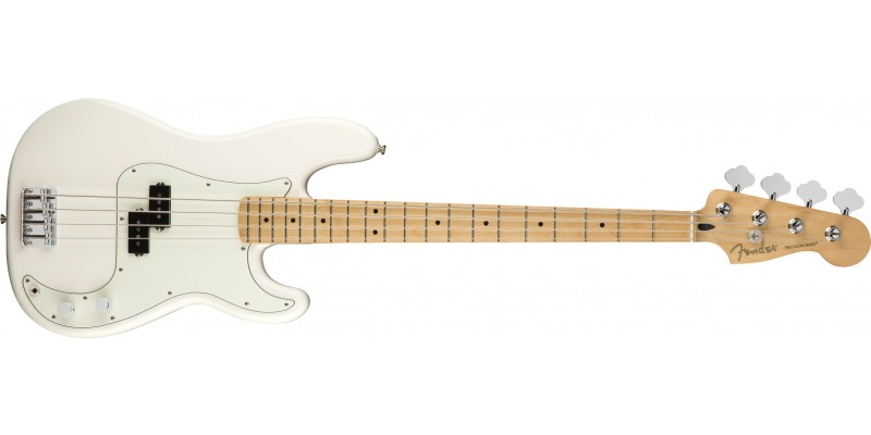 Fender-Player-Precision-Bass-Polar-White-Front