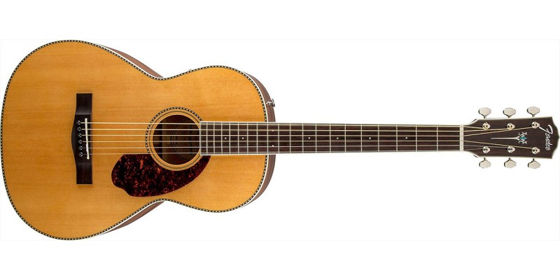 Fender PM 2 Standard Parlor Guitar Natural Paramount Guitar