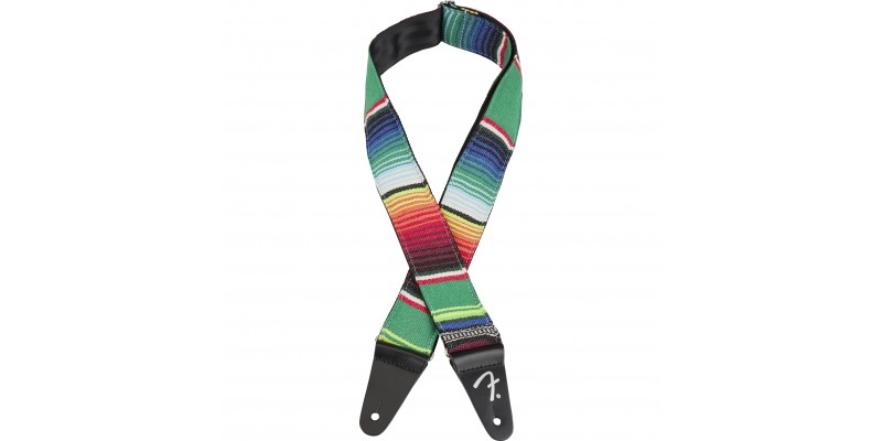 Fender 2 inch Serape Strap Green Multi Main