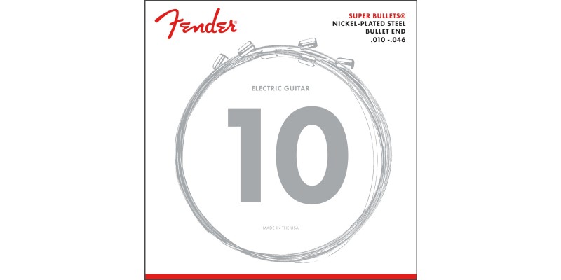 Fender 3250R Super Bullets Electric Guitar Strings Regular 10-46