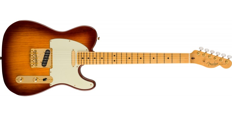 Fender 75th Anniversary Commemorative Telecaster Maple Fingerboard 2-Colour Bourbon Burst Front