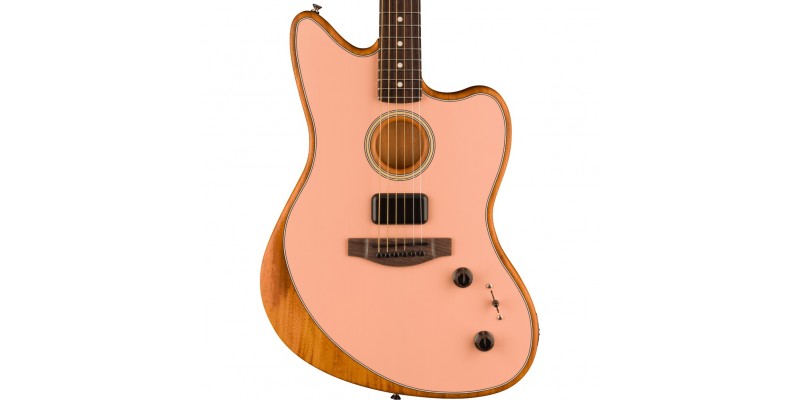 Fender Acoustasonic Player Jazzmaster Shell Pink - Guitar.co.uk