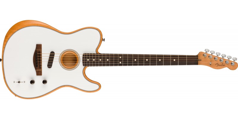Fender Acoustasonic Player Telecaster Arctic White Front