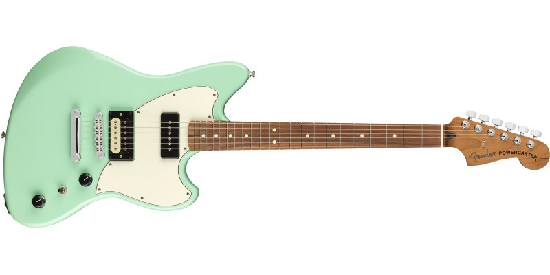 Fender Alternate Reality PowerCaster Surf Green Front