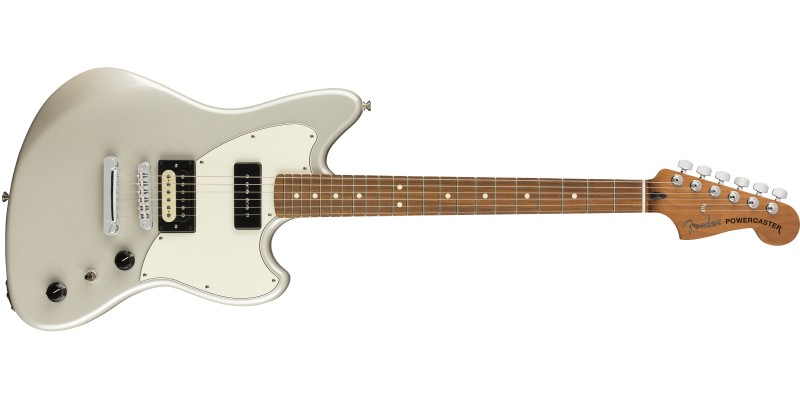 Fender Alternate Reality PowerCaster White Opal Front