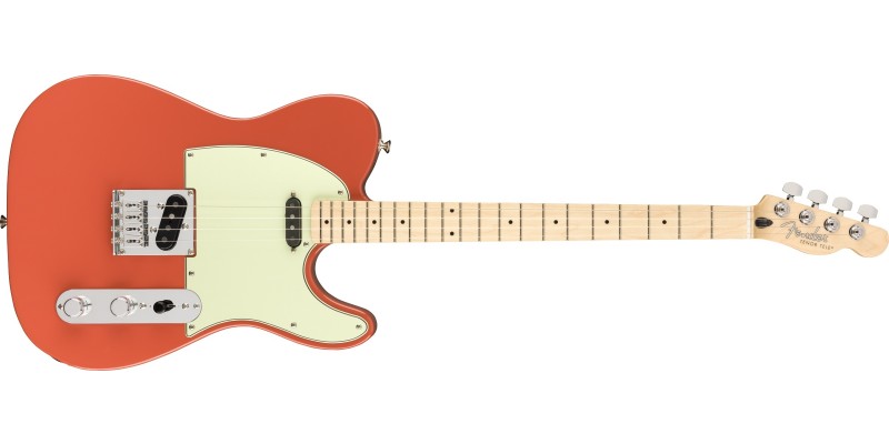 Fender Alternate Reality Tenor Tele Fiesta Red Front