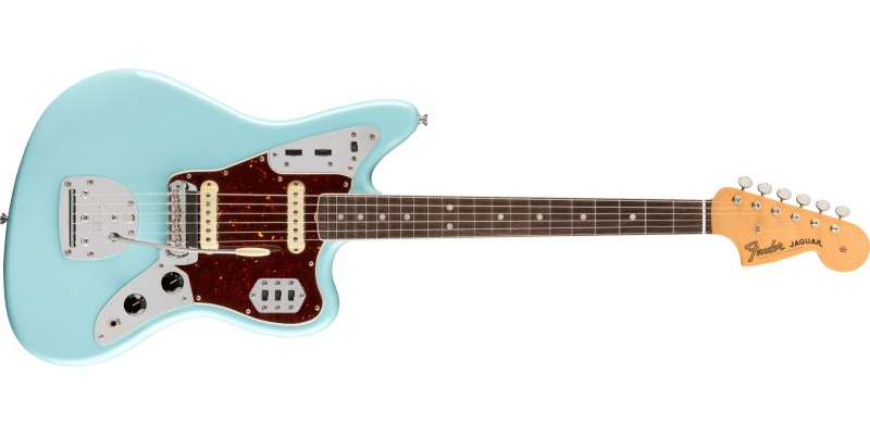 Fender American Original 60s Jaguar Rosewood Fingerboard Daphne Blue Front