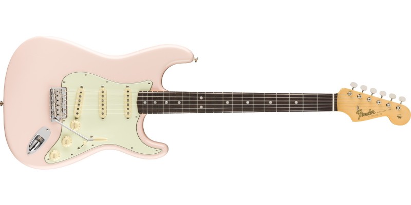 Fender American Original '60s Stratocaster Shell Pink Front