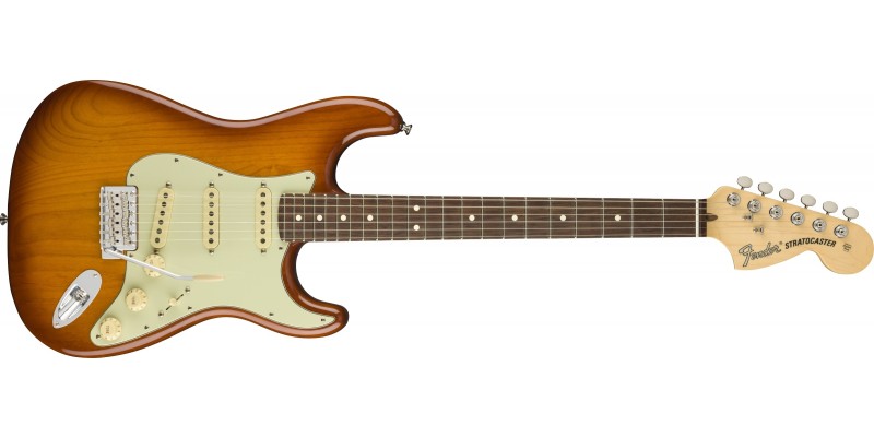 Fender American Performer Stratocaster Honey Burst Front