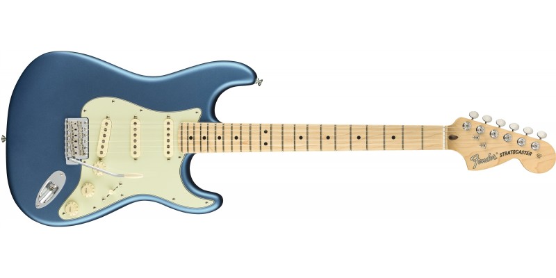 Fender American Performer Stratocaster Satin Lake Placid Blue Front