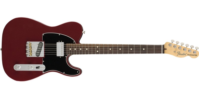 Fender American Performer Telecaster with Humbucker Rosewood Fingerboard Aubergine Front