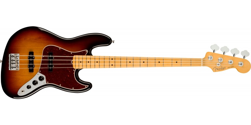 Fender American Professional II Jazz Bass 3 Colour Sunburst Maple Guitar