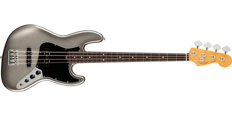 Fender American Professional II Jazz Bass Mercury Rosewood Front