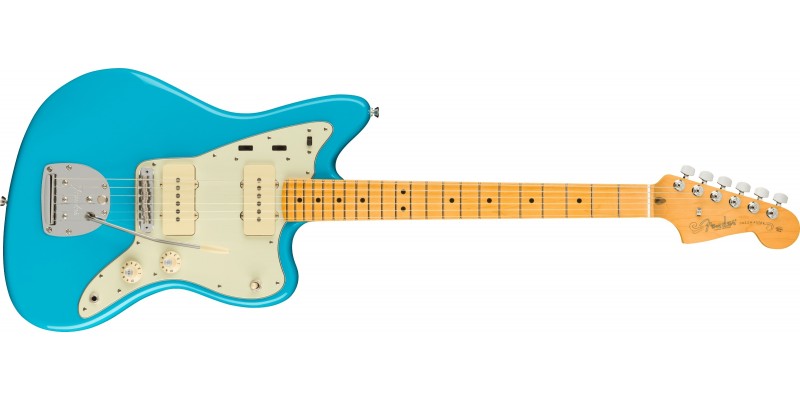 Fender American Professional II Jazzmaster Miami Blue Front