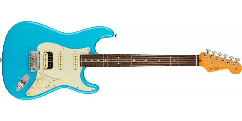 Fender American Professional II Stratocaster HSS Miami Blue Front