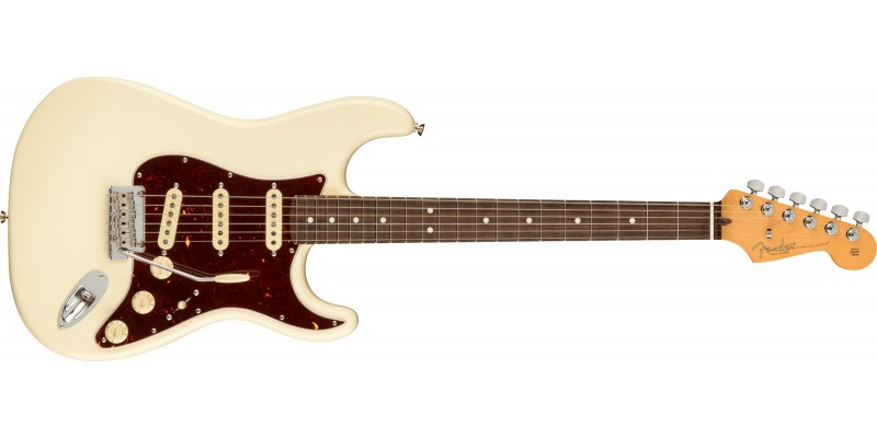 Fender American Professional II Stratocaster Olympic White Rosewood Front