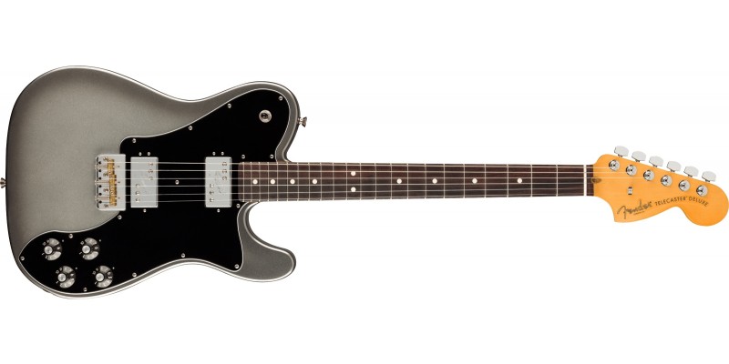 Fender American Professional II Telecaster Deluxe Mercury Rosewood Front