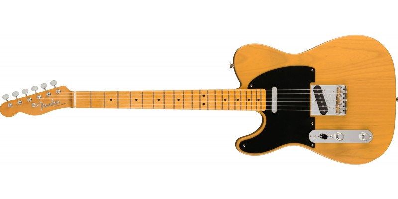 Fender American Vintage II 1951 Telecaster Left-Hand Maple Fingerboard Butterscotch Blonde Front
