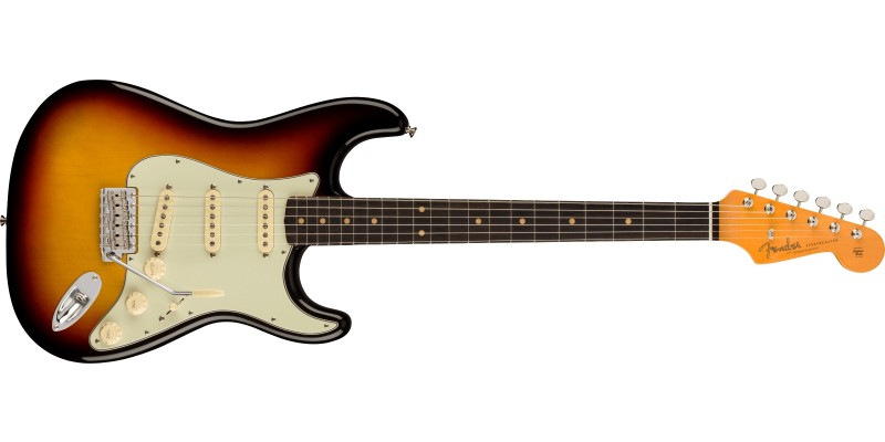 Fender American Vintage II 1961 Stratocaster 3-Colour Sunburst Front