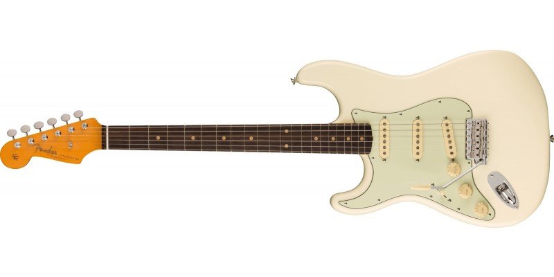 Fender American Vintage II 1961 Stratocaster Left-Hand Olympic White Front