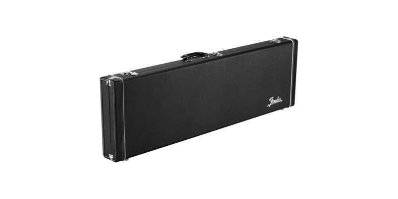 Fender Classic Series Wood Case Mustang Duo Sonic Black Front