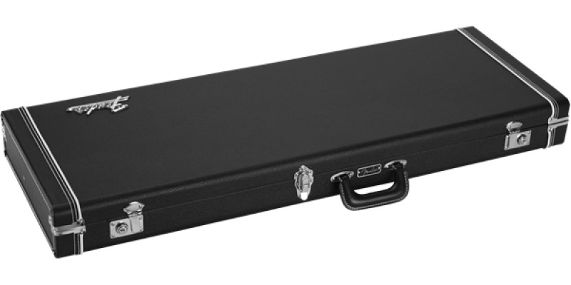 Fender Classic Series Wood Case Strat Tele Black Flat