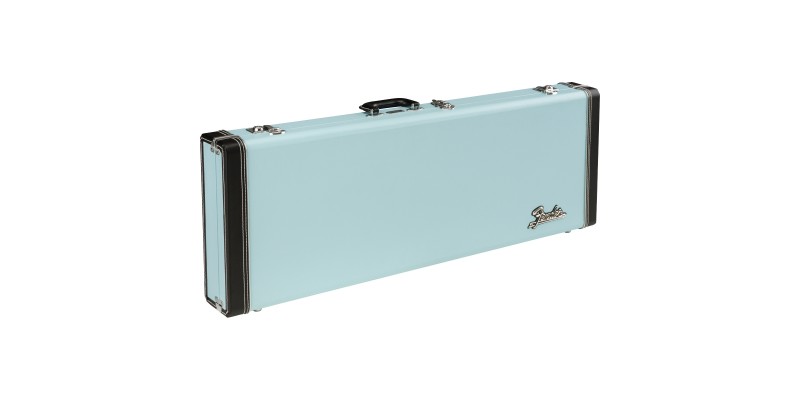 Fender Classic Series Wood Case Strat Tele Sonic Blue Front