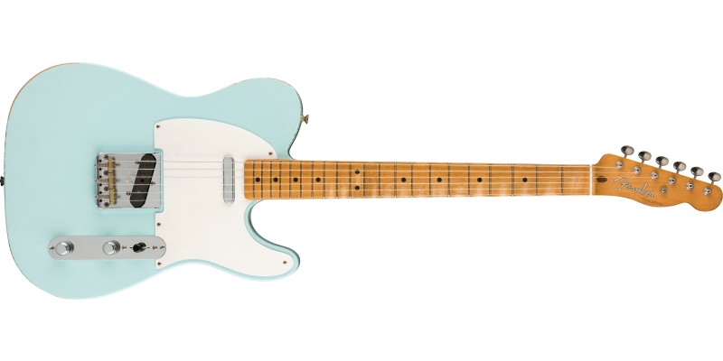Fender Limited Edition Vintera Road Worn ‘50s Telecaster Sonic Blue Front
