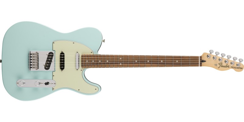 Fender Deluxe Nashville Telecaster Daphne Blue Front