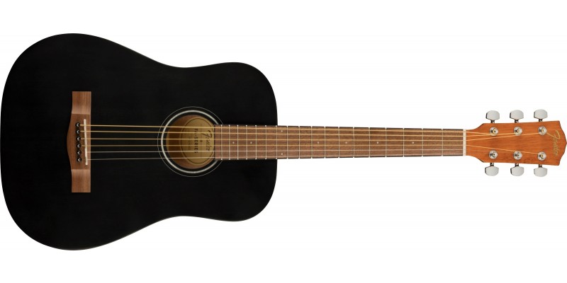 Black fender discount acoustic guitar