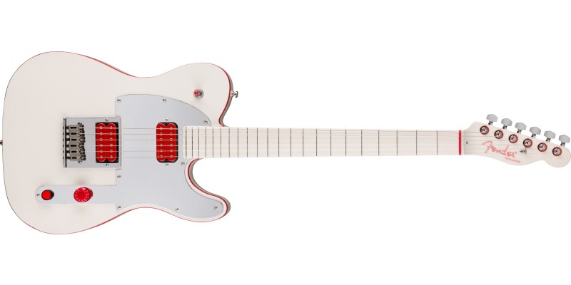 Fender John 5 Ghost Telecaster Arctic White Front