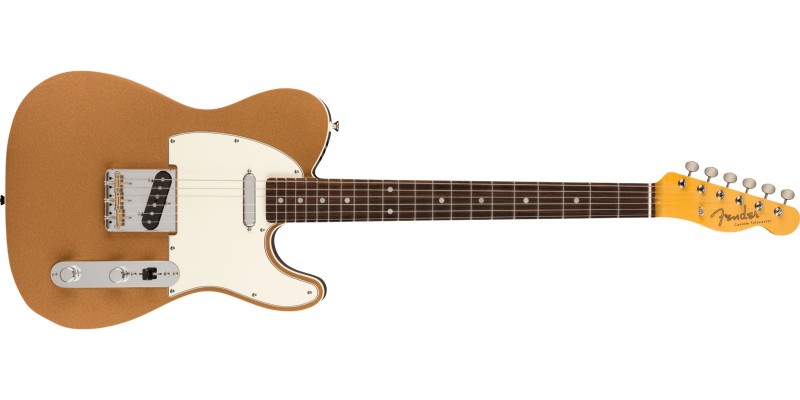 Fender JV Modified '60s Custom Telecaster Firemist Gold Front